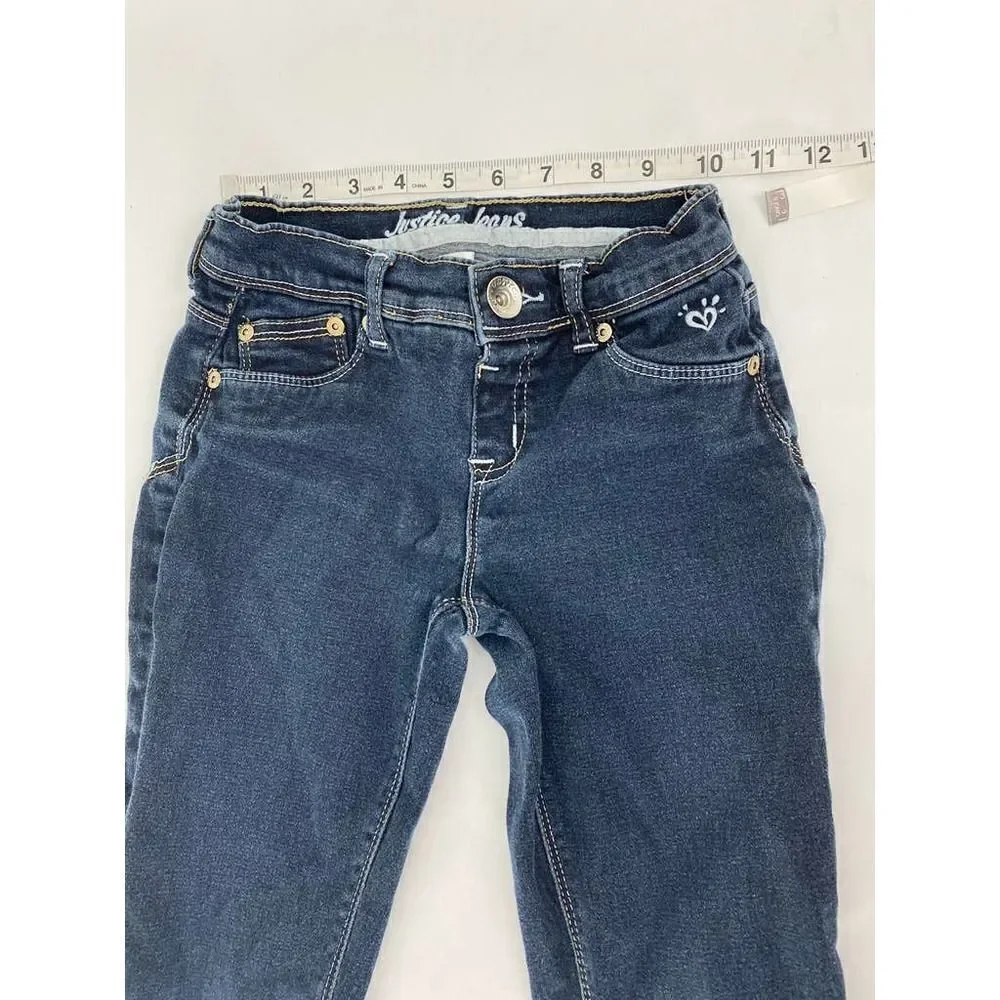 Justice Low Rise Skinny Jeans Stretch - Girls Size 10